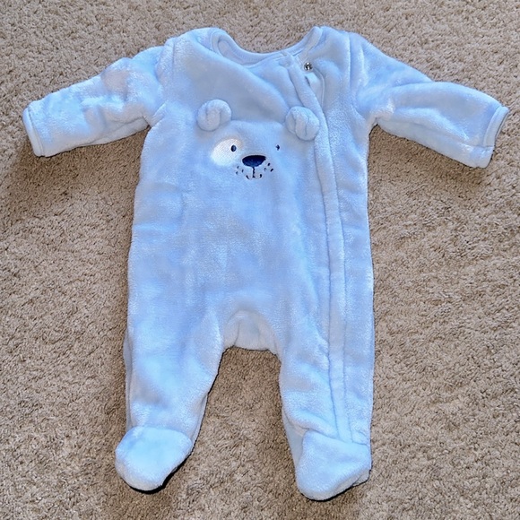 Bear fuzzy soft warm footsie - Picture 1 of 6